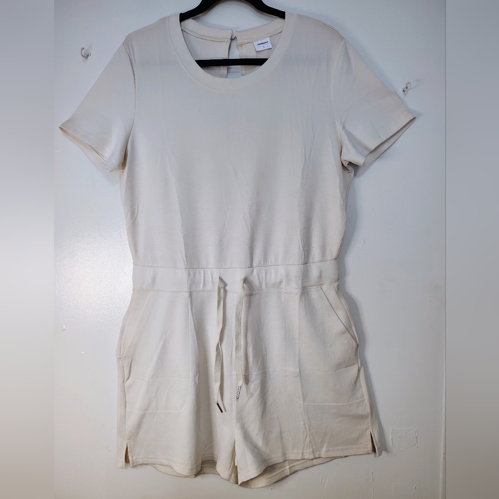 Xieerduo women's summer loose casual Rompers, sz L, short jumpsuit. - Picture 2 of 16